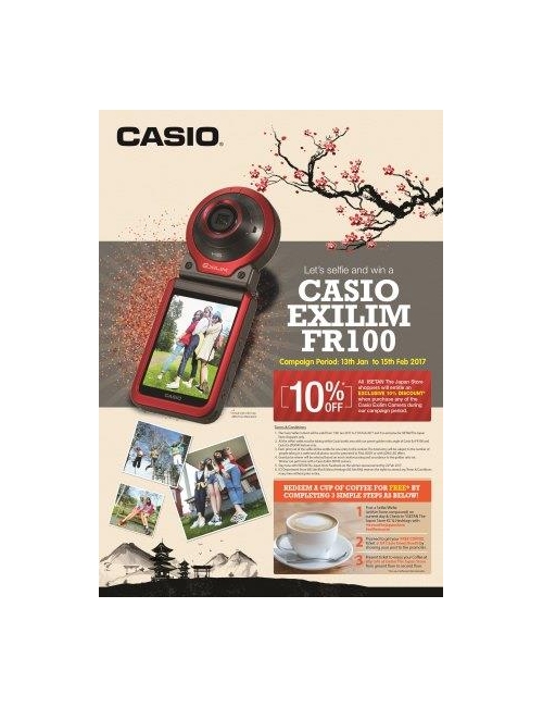 CASIO EXILIM Roadshow-Casio Selfie Corner at Isetan The Japan Store (Lot 10) from 13 Jan to 15 Feb 2017